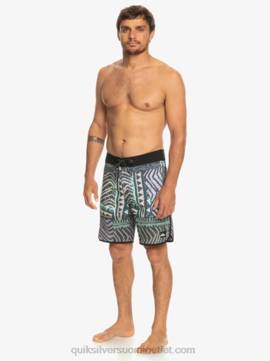 Quiksilver D6JJ36 miehet keskiyön laivasto highlite kampasimpukka 19 boardshortsit