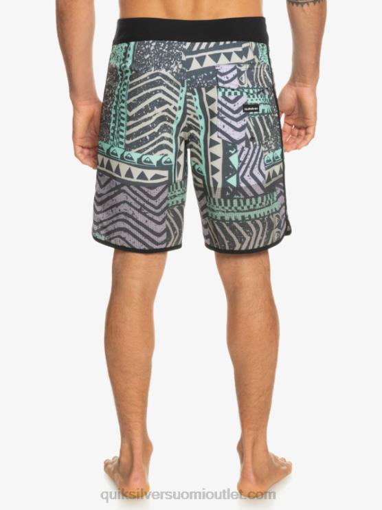 Quiksilver D6JJ36 miehet keskiyön laivasto highlite kampasimpukka 19 boardshortsit