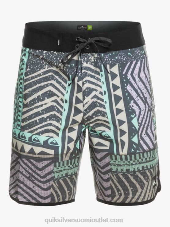 Quiksilver D6JJ36 miehet keskiyön laivasto highlite kampasimpukka 19 boardshortsit