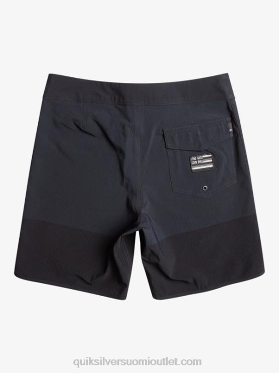 Quiksilver D6JJ37 miehet musta highlite kampasimpukka 19 boardshortsit