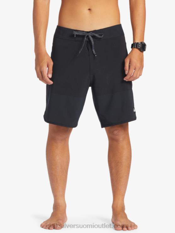 Quiksilver D6JJ37 miehet musta highlite kampasimpukka 19 boardshortsit