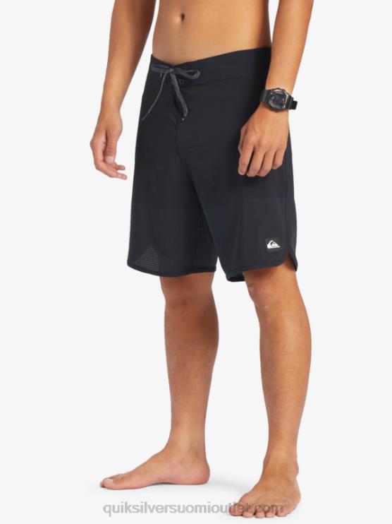 Quiksilver D6JJ37 miehet musta highlite kampasimpukka 19 boardshortsit