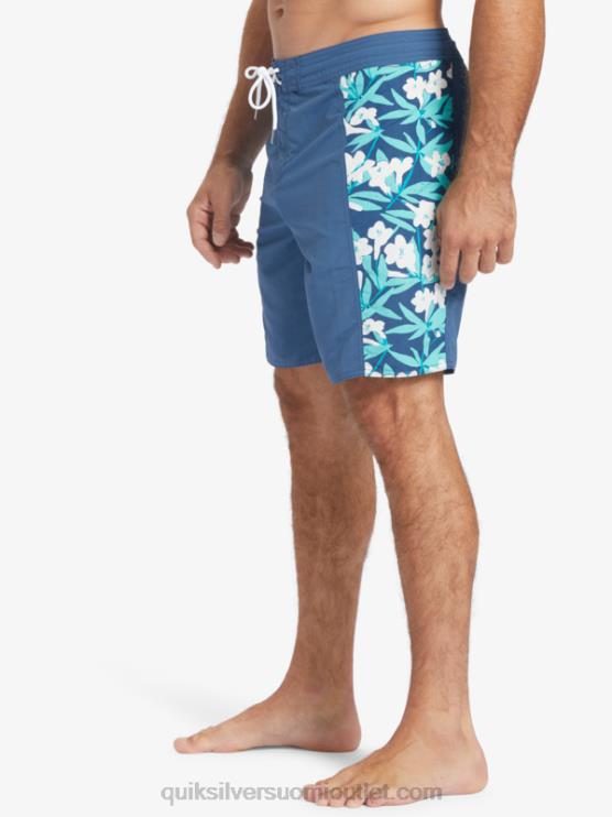 Quiksilver D6JJ416 miehet lippu sininen waterman cliffside kiinteät 19 boardshortsit