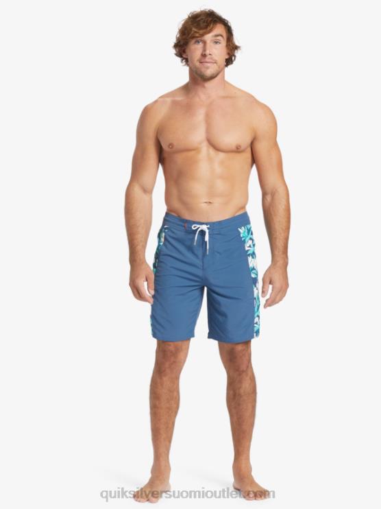 Quiksilver D6JJ416 miehet lippu sininen waterman cliffside kiinteät 19 boardshortsit