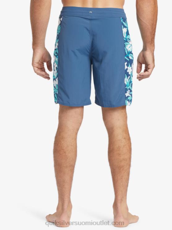 Quiksilver D6JJ416 miehet lippu sininen waterman cliffside kiinteät 19 boardshortsit