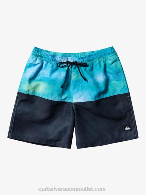 Quiksilver D6JJ482 miehet joen sininen peppu logo 17 volleya