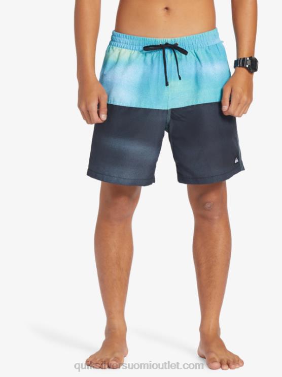 Quiksilver D6JJ482 miehet joen sininen peppu logo 17 volleya