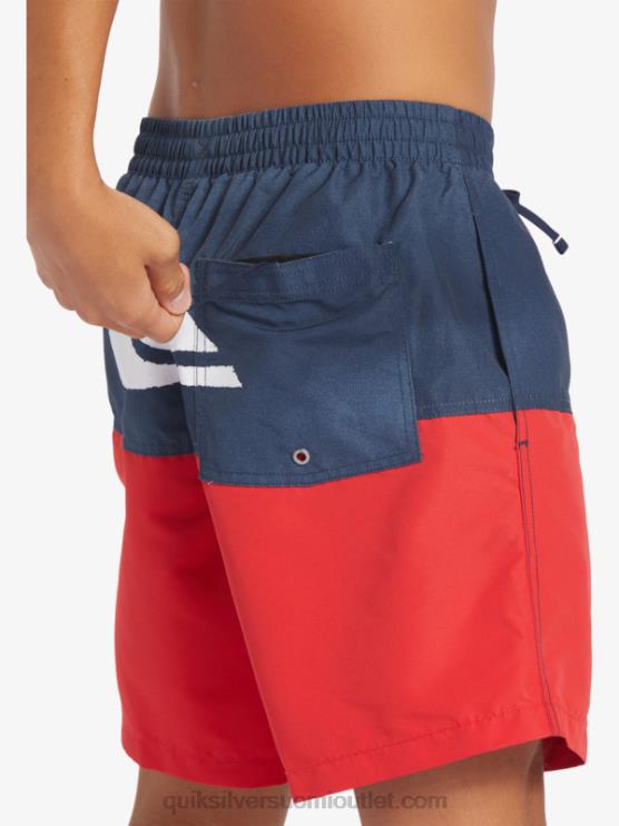 Quiksilver D6JJ483 miehet laivasto bleiseri peppu logo 17 volleya