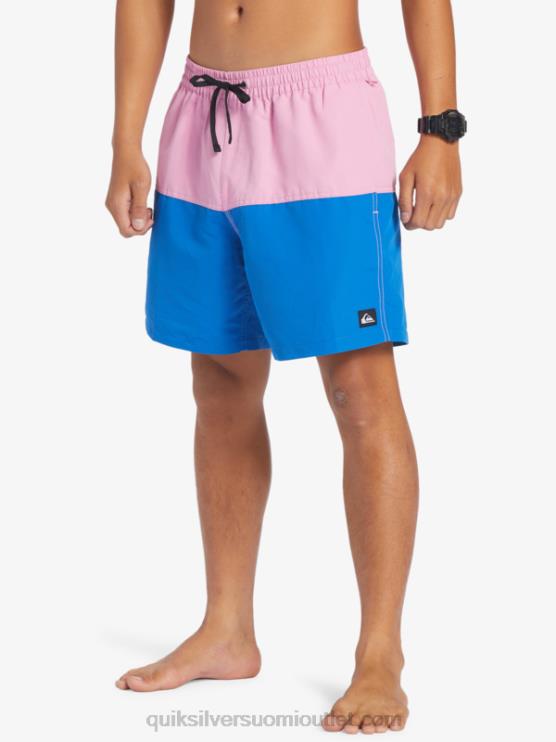 Quiksilver D6JJ484 miehet moonlite mauve peppu logo 17 volleya