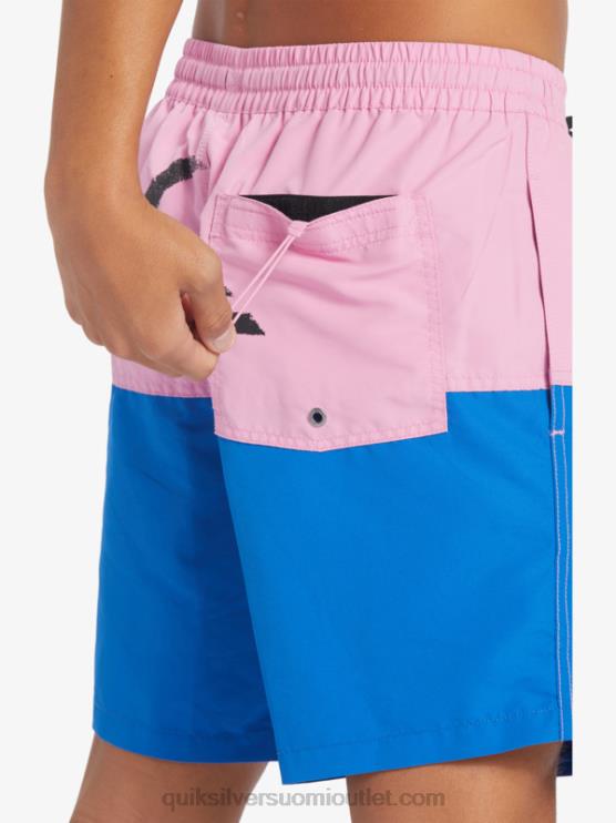 Quiksilver D6JJ484 miehet moonlite mauve peppu logo 17 volleya