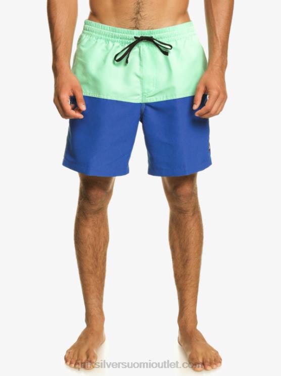 Quiksilver D6JJ485 miehet snorkkelin sininen peppu logo 17 volleya