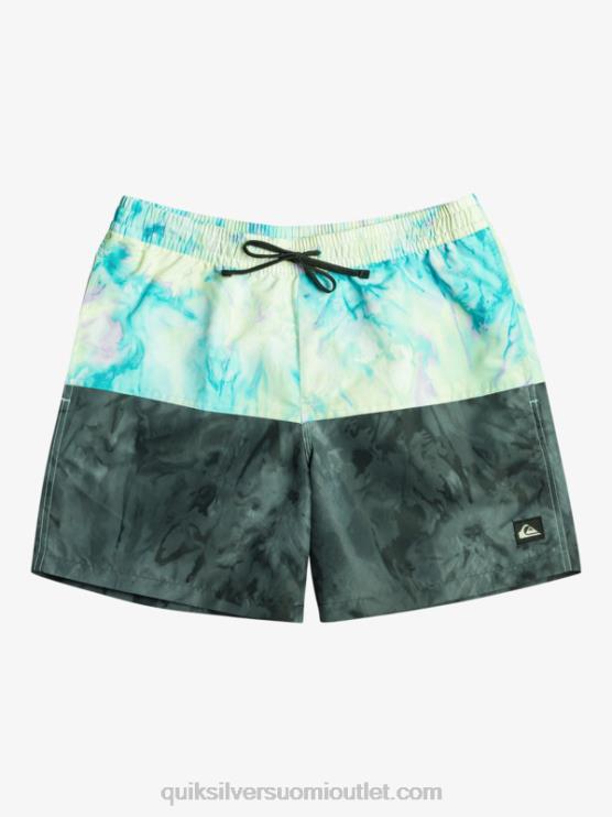Quiksilver D6JJ486 miehet musta peppu logo 17 volleya
