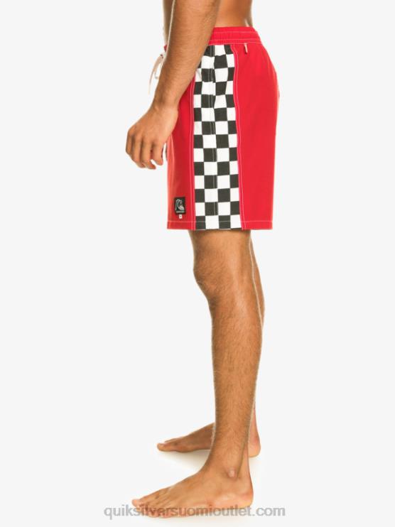 Quiksilver D6JJ530 miehet korkean riskin punainen alkuperäinen kaari 17 volleyt