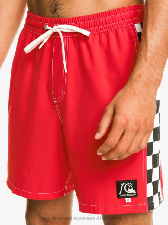 Quiksilver D6JJ530 miehet korkean riskin punainen alkuperäinen kaari 17 volleyt
