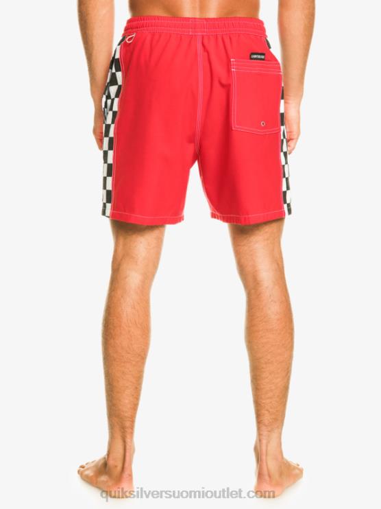 Quiksilver D6JJ530 miehet korkean riskin punainen alkuperäinen kaari 17 volleyt