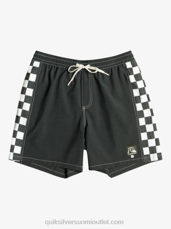 Quiksilver D6JJ531 miehet musta alkuperäinen kaari 17 volleyt