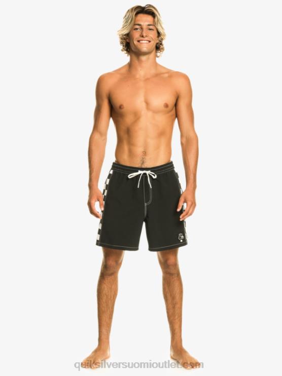 Quiksilver D6JJ531 miehet musta alkuperäinen kaari 17 volleyt