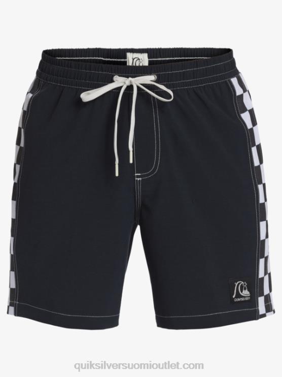 Quiksilver D6JJ531 miehet musta alkuperäinen kaari 17 volleyt