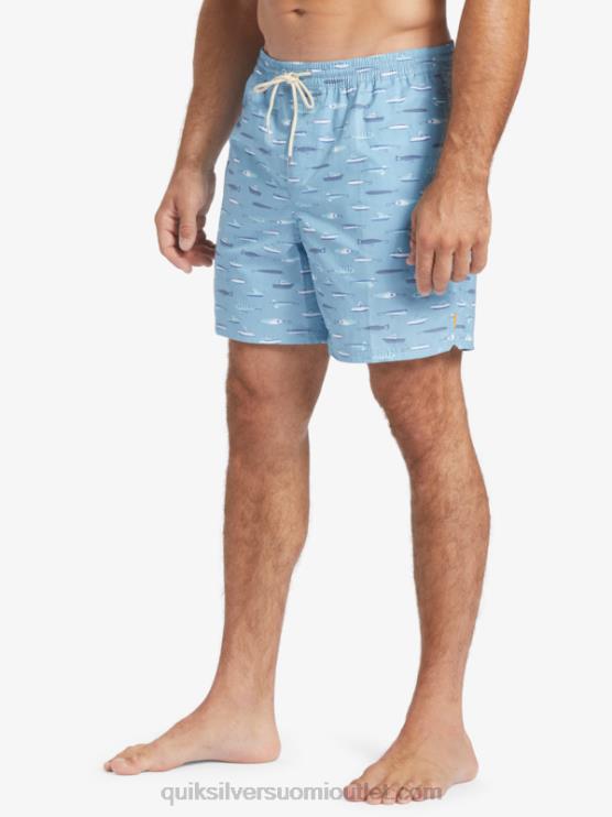 Quiksilver D6JJ544 miehet dusk blue drag viikko vesimies vetää viikko 17 lentopalloa