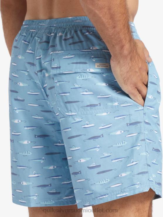 Quiksilver D6JJ544 miehet dusk blue drag viikko vesimies vetää viikko 17 lentopalloa