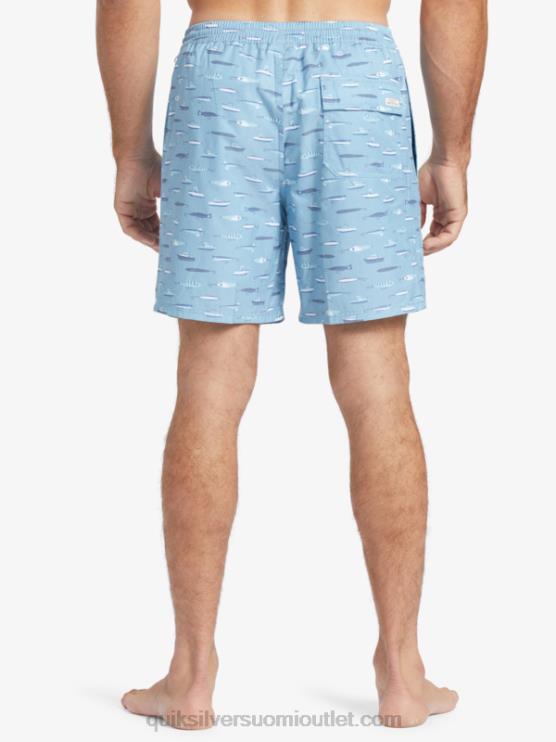 Quiksilver D6JJ544 miehet dusk blue drag viikko vesimies vetää viikko 17 lentopalloa