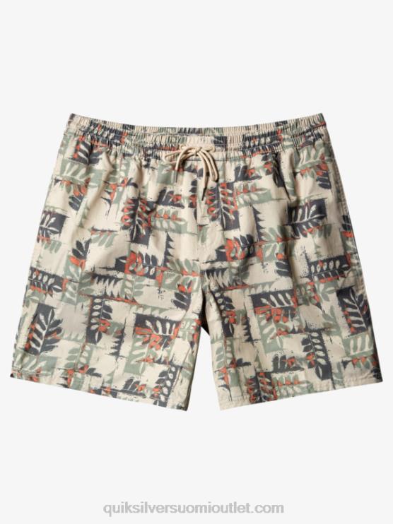 Quiksilver D6JJ546 miehet ruskean riisin kanootti vesimies kanootit riutta 17 lentopalloa