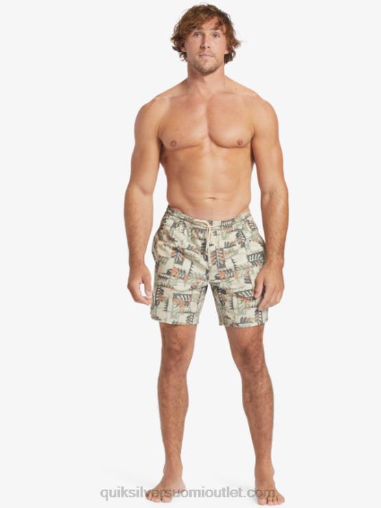 Quiksilver D6JJ546 miehet ruskean riisin kanootti vesimies kanootit riutta 17 lentopalloa