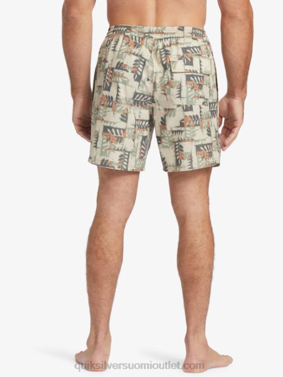 Quiksilver D6JJ546 miehet ruskean riisin kanootti vesimies kanootit riutta 17 lentopalloa