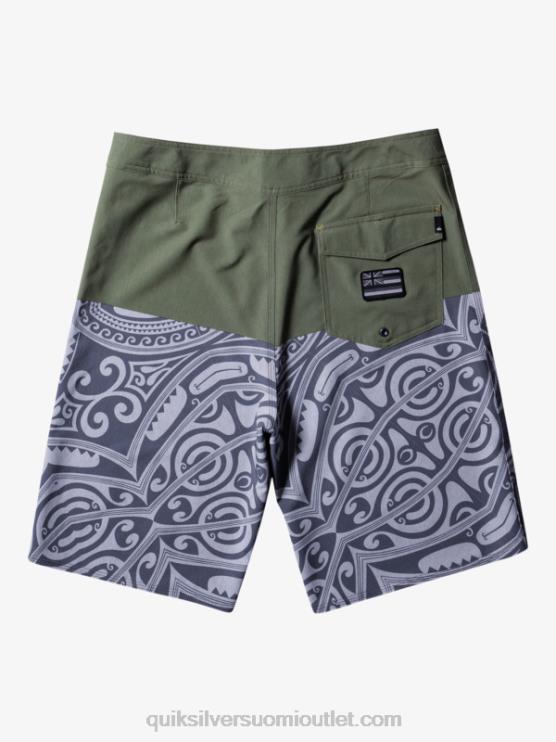Quiksilver D6JJ561 miehet timjami surfsilk musteella 21 boardshortsit