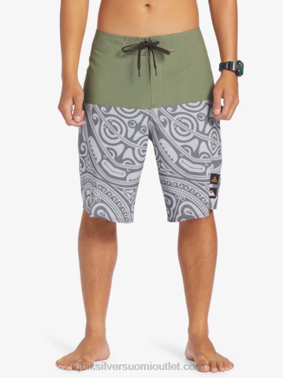 Quiksilver D6JJ561 miehet timjami surfsilk musteella 21 boardshortsit