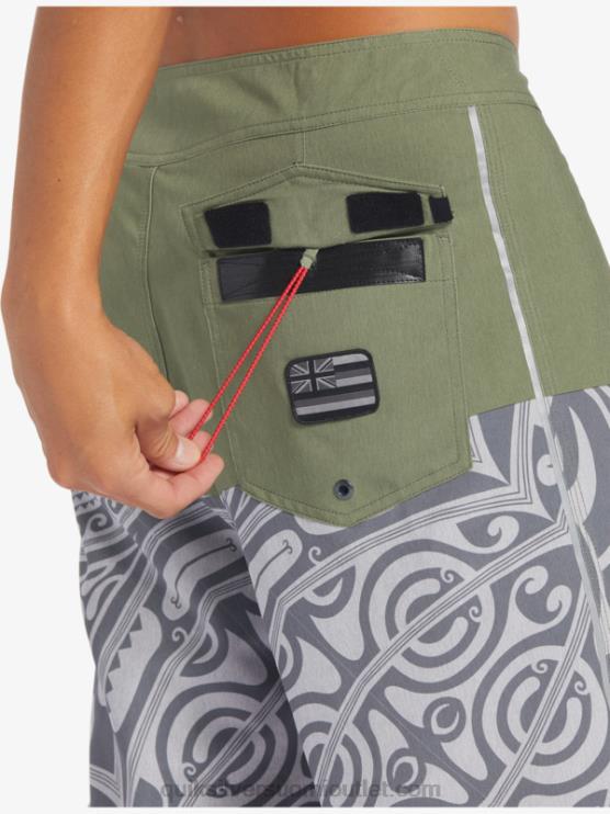 Quiksilver D6JJ561 miehet timjami surfsilk musteella 21 boardshortsit