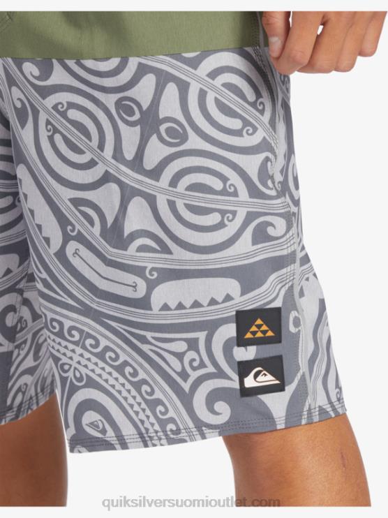 Quiksilver D6JJ561 miehet timjami surfsilk musteella 21 boardshortsit