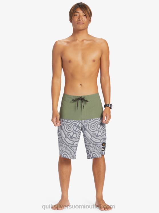 Quiksilver D6JJ561 miehet timjami surfsilk musteella 21 boardshortsit
