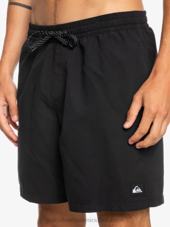 Quiksilver D6JJ619 miehet musta päivittäin 17 lentopalloa