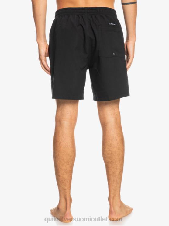 Quiksilver D6JJ619 miehet musta päivittäin 17 lentopalloa