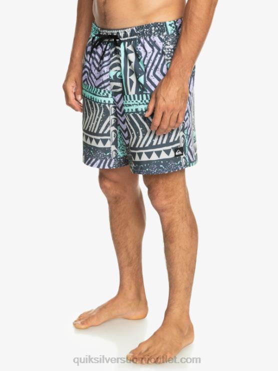 Quiksilver D6JJ636 miehet keskiyön laivasto surfsilk mix 17 volleya