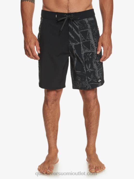 Quiksilver D6JJ637 miehet musta surfsilk arch hawaii 19 boardshortsit