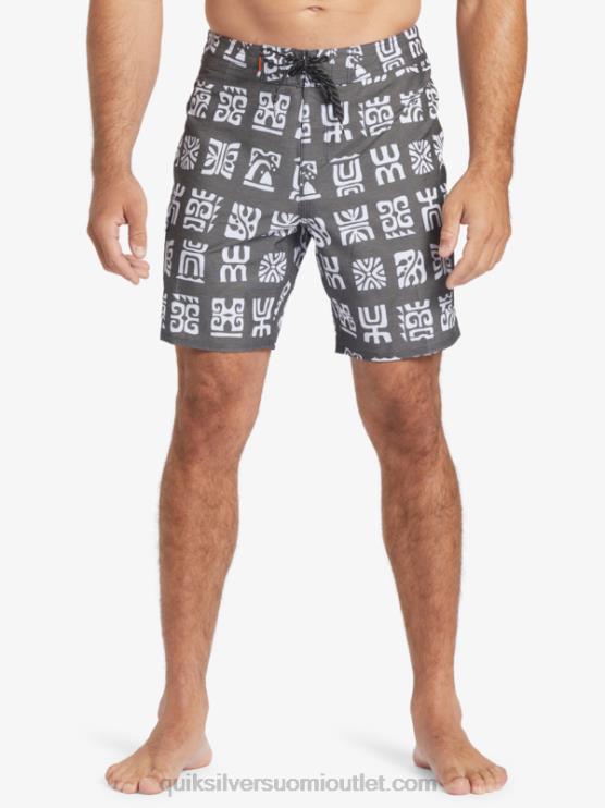 Quiksilver D6JJ640 miehet musta kanavamela bs waterman channel mela 20 boardshortsit