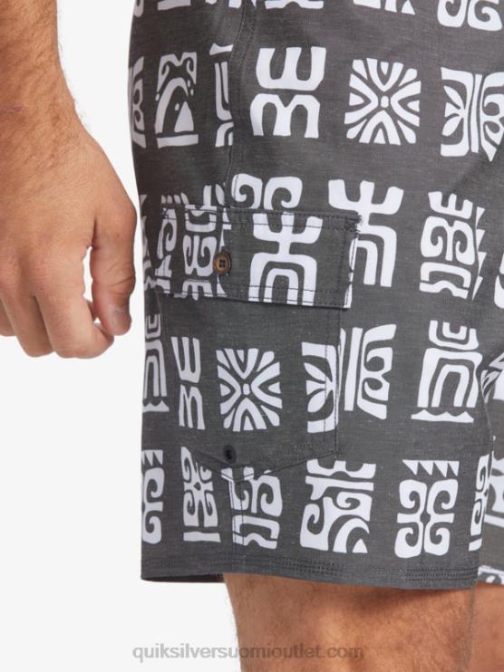 Quiksilver D6JJ640 miehet musta kanavamela bs waterman channel mela 20 boardshortsit