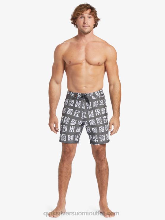 Quiksilver D6JJ640 miehet musta kanavamela bs waterman channel mela 20 boardshortsit