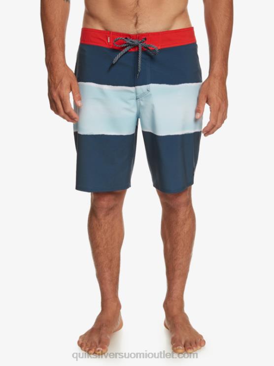 Quiksilver D6JJ645 miehet keskiyön laivasto surfsilk air brush 19 boardshortsit
