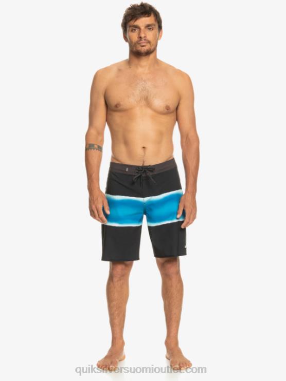 Quiksilver D6JJ647 miehet musta surfsilk air brush 19 boardshortsit