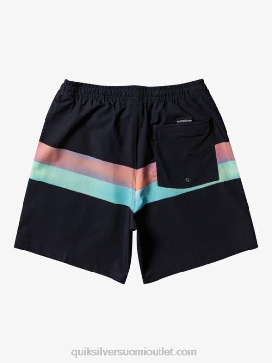 Quiksilver D6JJ654 miehet musta surfsilk air-brush 17 volleya