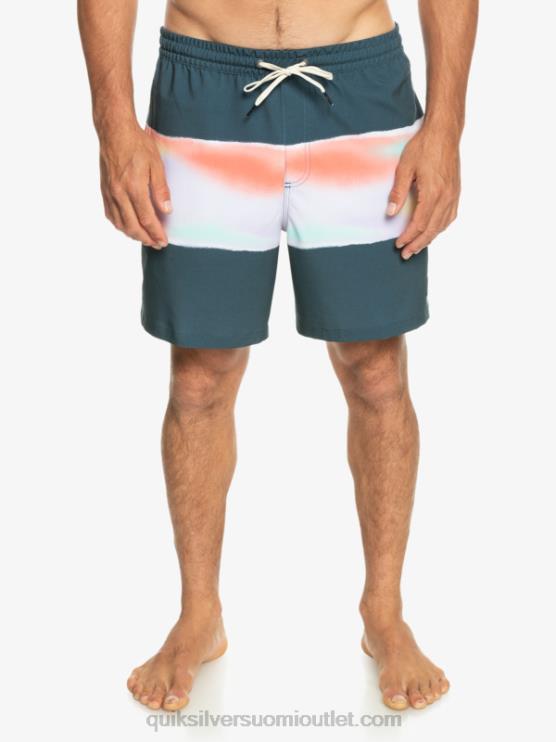 Quiksilver D6JJ657 miehet keskiyön laivasto surfsilk air-brush 17 volleya