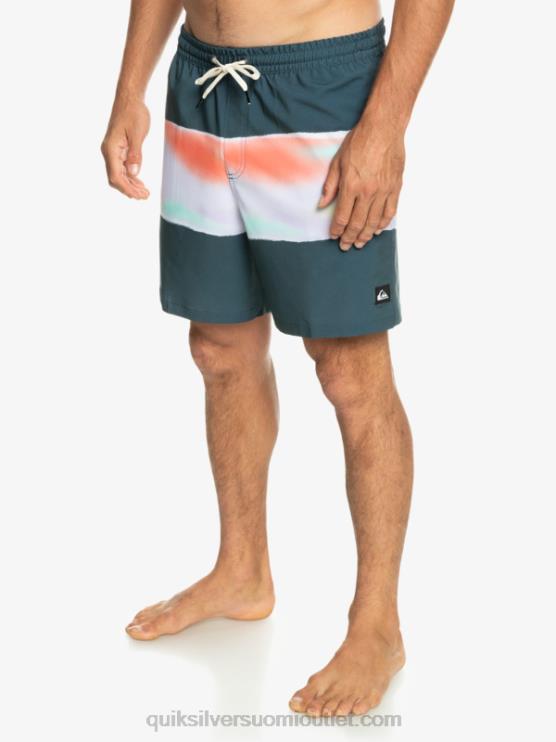 Quiksilver D6JJ657 miehet keskiyön laivasto surfsilk air-brush 17 volleya