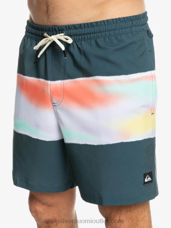 Quiksilver D6JJ657 miehet keskiyön laivasto surfsilk air-brush 17 volleya