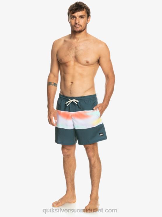 Quiksilver D6JJ657 miehet keskiyön laivasto surfsilk air-brush 17 volleya