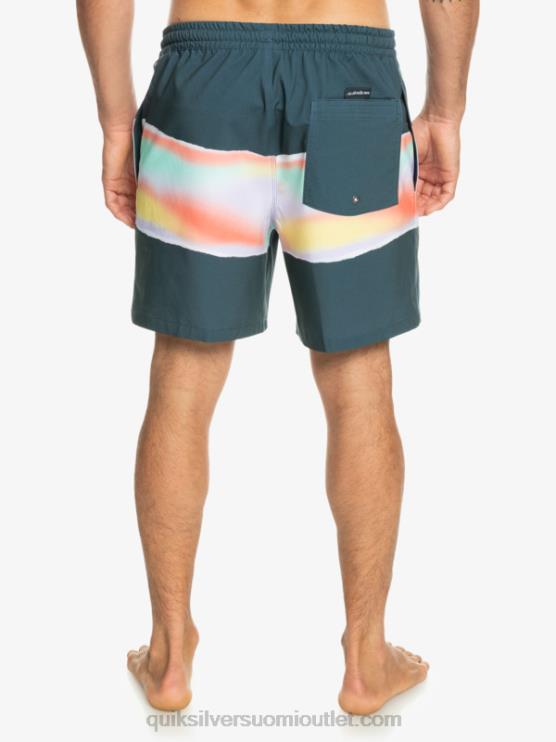 Quiksilver D6JJ657 miehet keskiyön laivasto surfsilk air-brush 17 volleya