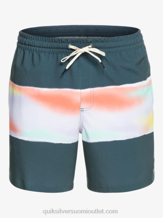 Quiksilver D6JJ657 miehet keskiyön laivasto surfsilk air-brush 17 volleya
