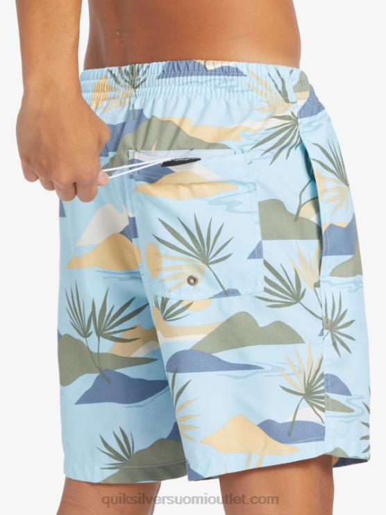 Quiksilver D6JJ677 miehet taivaansininen päivittäinen sekoitus 17 lentopalloa